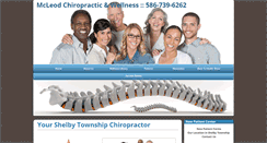 Desktop Screenshot of mcleodchiropractic.com